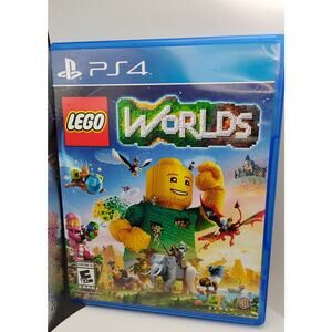 LEGO Worlds PS4 Game Complete w/ Case
